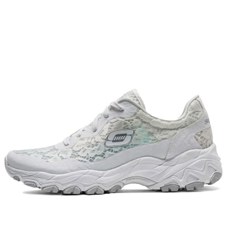 (WMNS) Skechers Encore Low Top White 66666056-LTGY