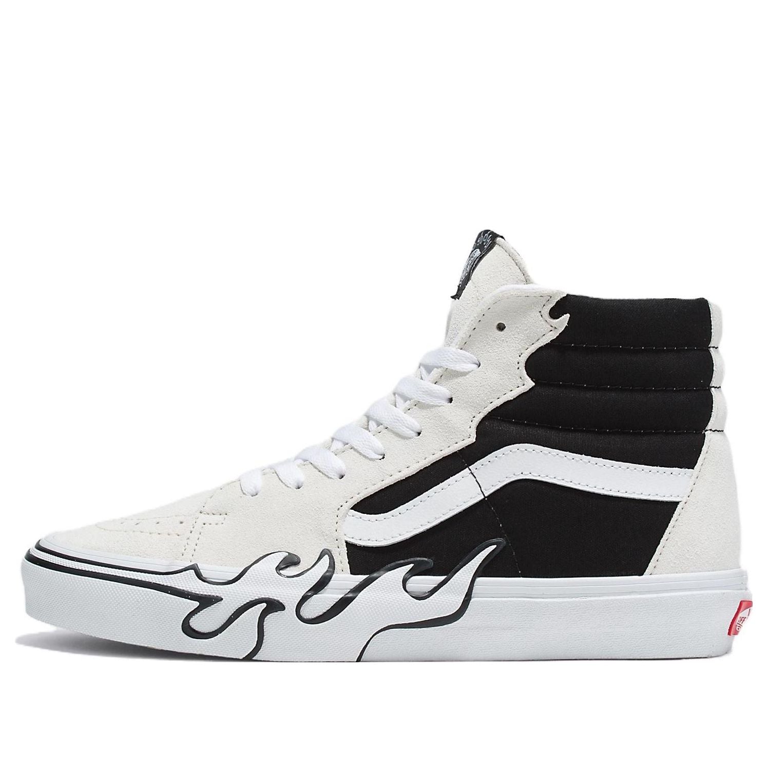 Vans SK8 Hi Flame 'White Black' VN0005UJUY6