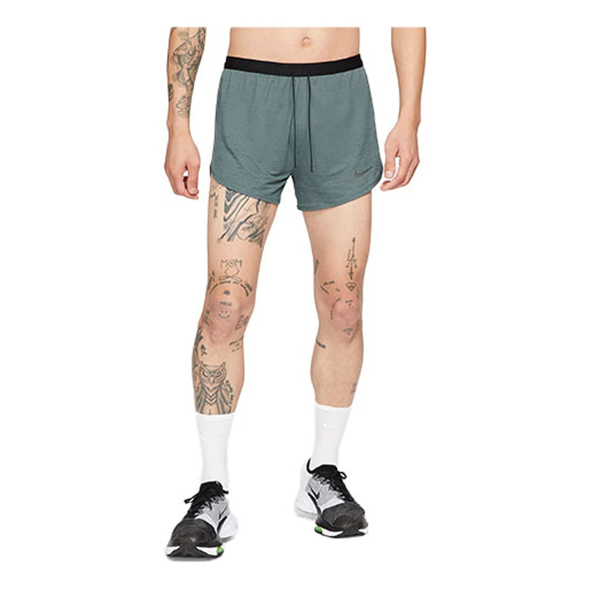 Nike Dri-fit Run Division Pinnacle Casual Single Color Running Breathable Fabric Shorts Men's Green DA1295-387
