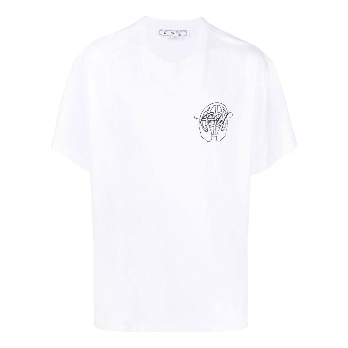 Off-White SS23 Hand Arrow Logo Print Tee OMAA038S23JER0030110