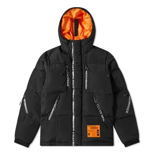 NEIGHBORHOOD Dej Hooded Jacket Black 192TSNH-JKM10-BK