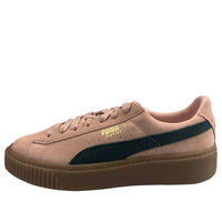 (WMNS) PUMA Suede Platform 'Brown Khaki' 364718-11