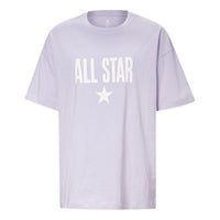 (WMNS) Converse All Star Loose Short Sleeve Casual Purple 10020932530