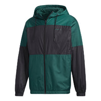 adidas neo Logo hooded track Jacket Forest Green GJ8768