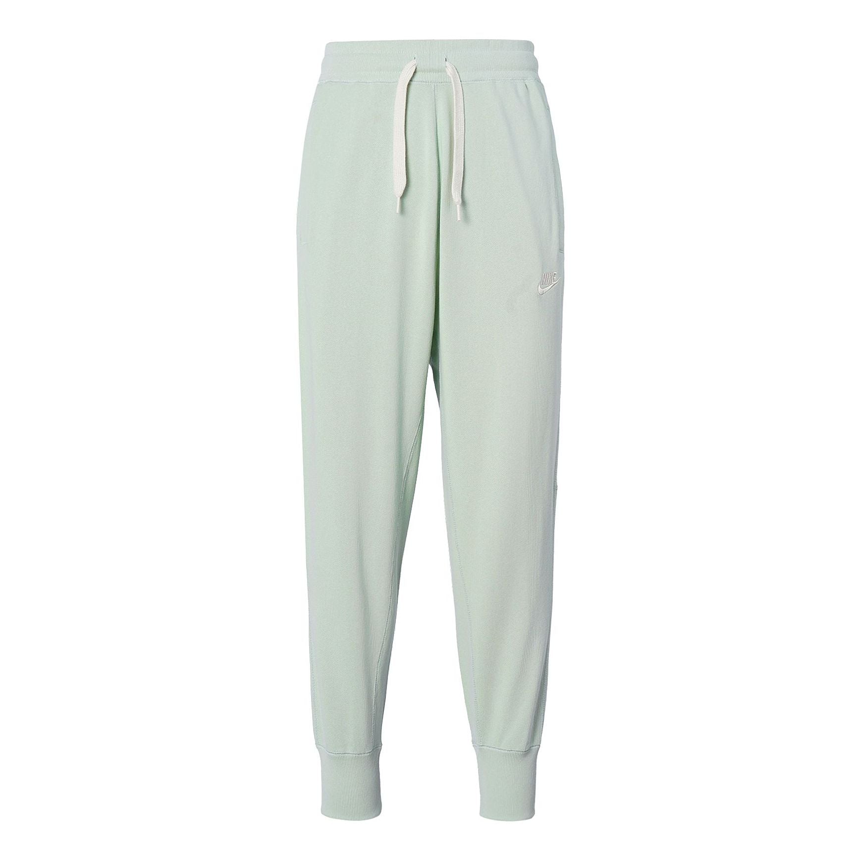 Men's Nike Embroidered Logo Knit Bundle Feet Sports Pants/Trousers/Joggers Autumn Green Yellow DA0020-017
