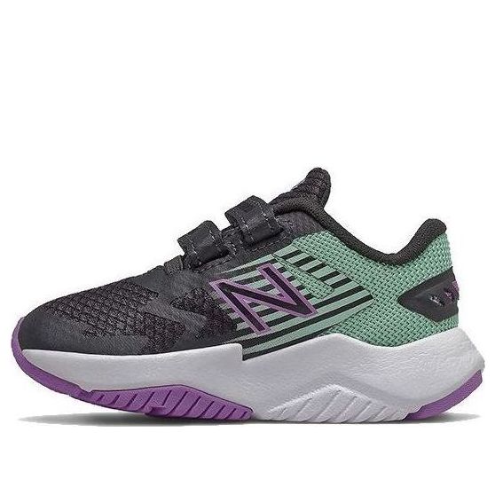 New Balance Hook / Loop Rave Run Black Purple Toddler ITRAVLP1
