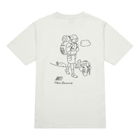 New Balance Hiking Graphic T-Shirt Asia Sizing 'White' AMT42339-CIC