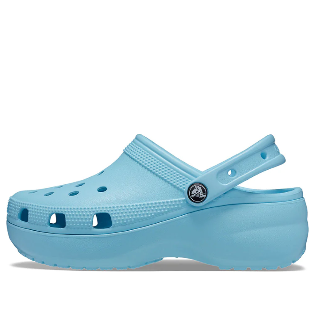 (WMNS) Crocs Classic Platform Clogs 'Arctic' 206750-411