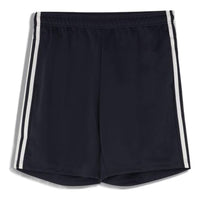 Men's adidas Stripe Printing Sports Shorts Black White FM5316