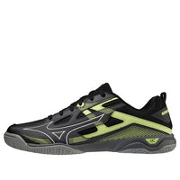 Mizuno Wave Kaiserburg 7 Low Tops pingpong/Table Tennis Shoe Black Yellow 81GA222001