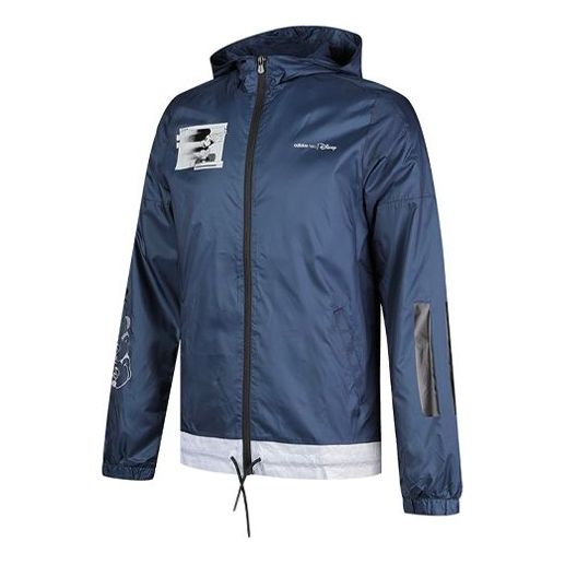adidas neo Athleisure Casual Sports Windproof Jacket Navy Blue EI4536