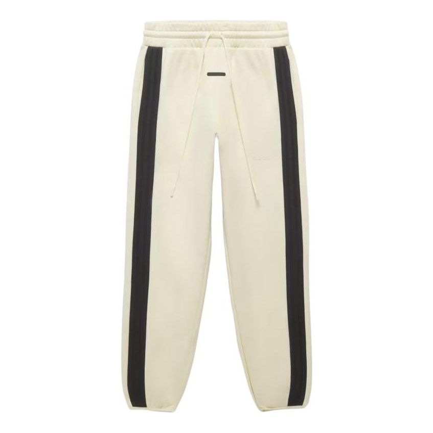 adidas Fear of God Athletics Heavy Fleece Sweatpants Asia Sizing 'Pale Yellow Black' IS8758