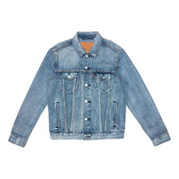 Men's Levis lapel Denim Jacket Denim Blue 72334-0351
