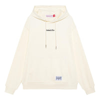 Mitchell & Ness Logo Fleece Hoodie 'White' MNRJAWTOHC006-OFW