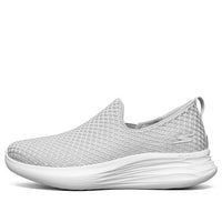 (WMNS) Skechers You Wave Running Shoes Gray/White 132000-GRY