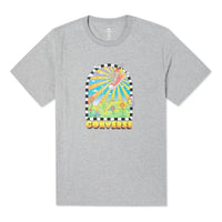 Converse New Heights Graphic T-Shirt Asia Sizing 'Grey' 10023461-A03