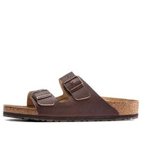 Birkenstock Arizona Natural Horween Sandals 'Brown' 1022353
