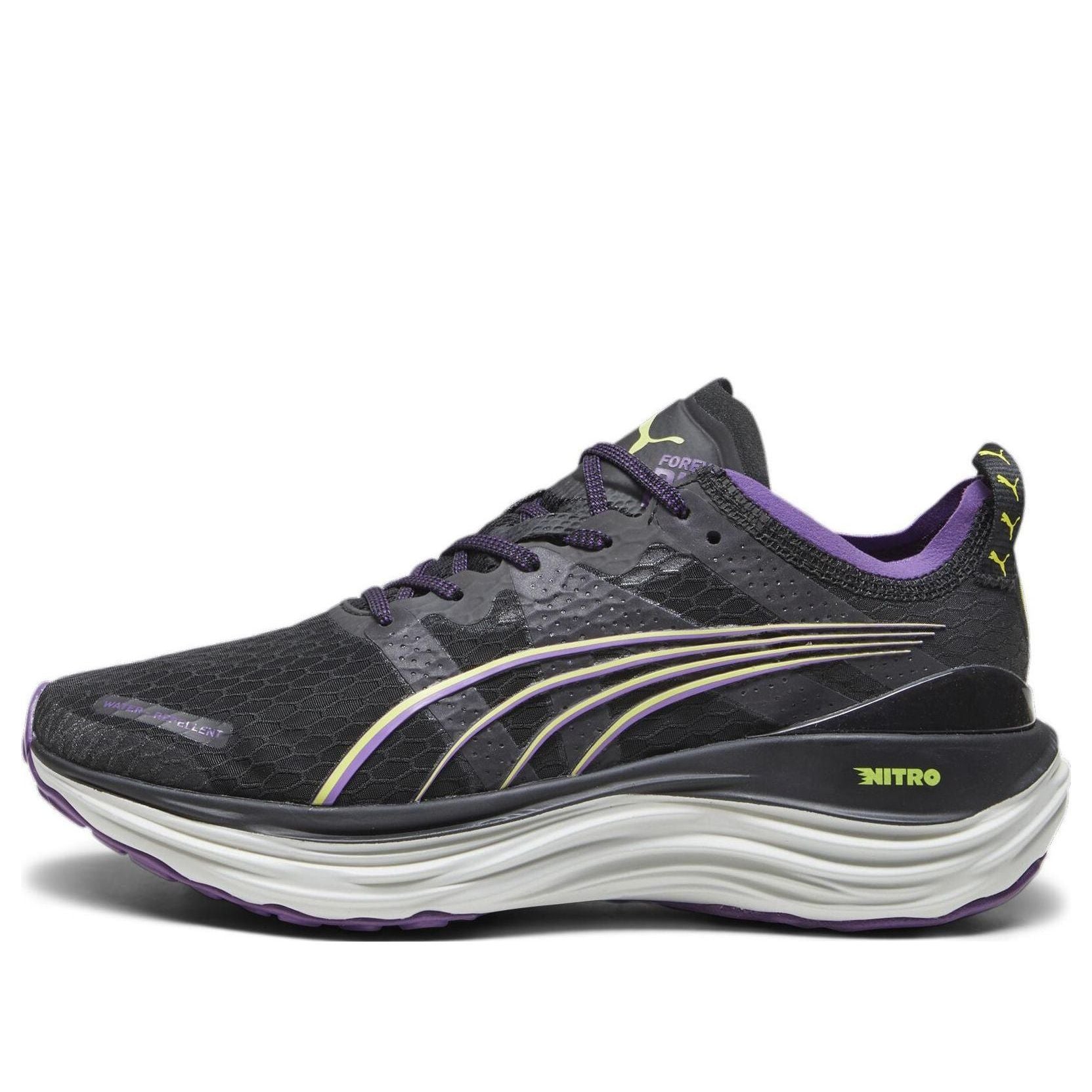 (WMNS) PUMA ForeverRun Nitro WTR 'Black Purple Pop' 378473-01