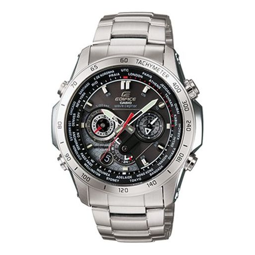 Casio Edifice Analog Watch 'Metallic Silver Black' EQW-M1000D-1A