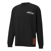 PUMA x ATTEMPT Crossover logo Printing Round Neck Black 598274-01