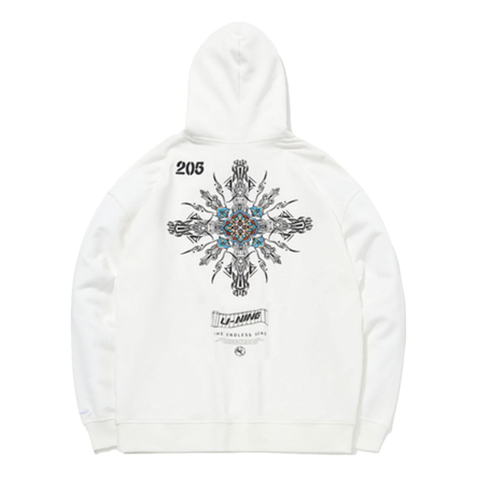 Li-Ning CF Series x Dunhuang Museum Crossover Casual Sports Pullover Hoodie 'White' AWDQC51-1