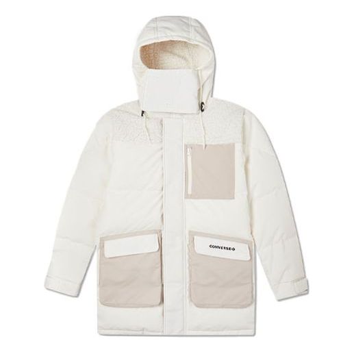Converse Premium Mid Down Jacket Asia Sizing 'White' 10021971-A03