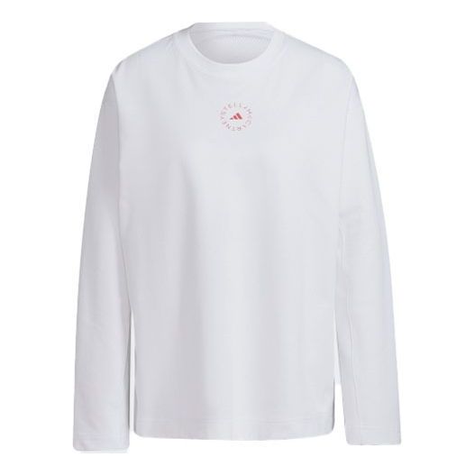 (WMNS) adidas Asmc C Ls Tee Hollow Out Round Neck Long Sleeves White GT9448