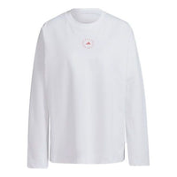(WMNS) adidas Asmc C Ls Tee Hollow Out Round Neck Long Sleeves White GT9448