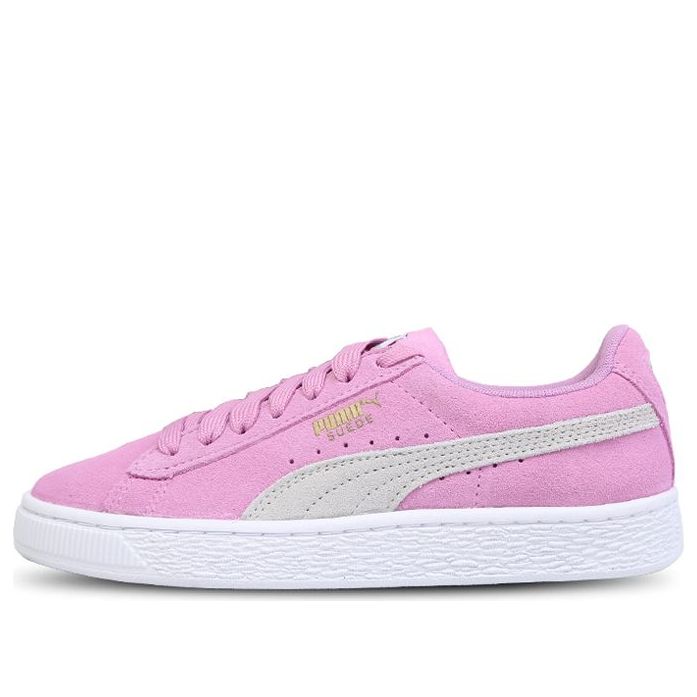 (GS) PUMA Suede Classic Casual Sneakers Pink/Grey/White 365073-19