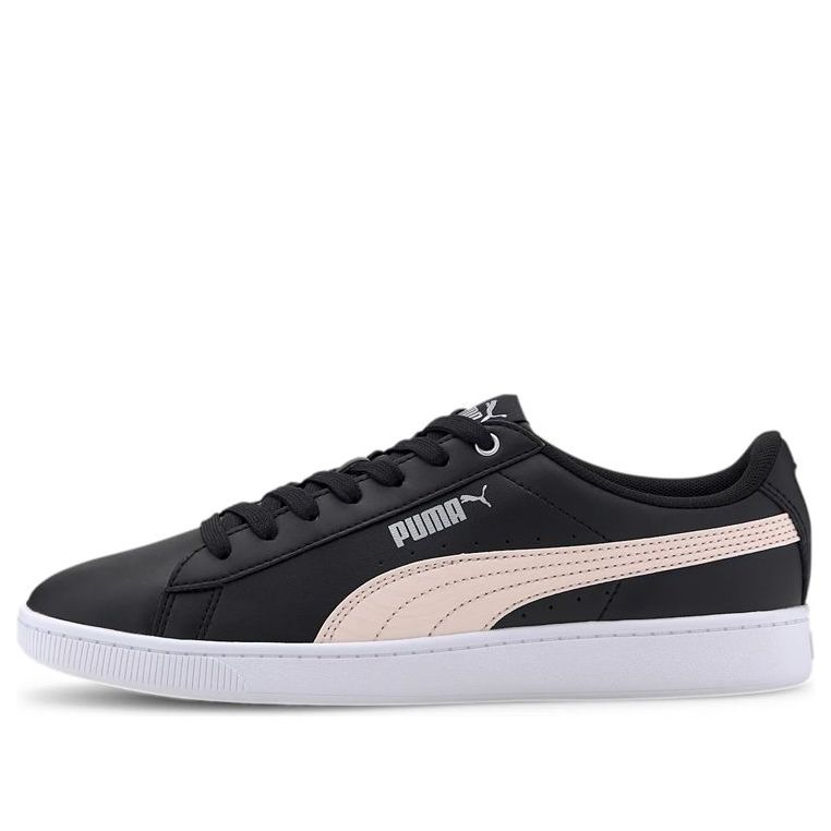 (WMNS) PUMA Vikky V2 Zebra Sneakers Black/Pink 371110-01