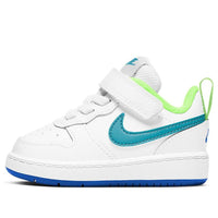(TD) Nike Court Borough Low 2 White/Blue BQ5453-105