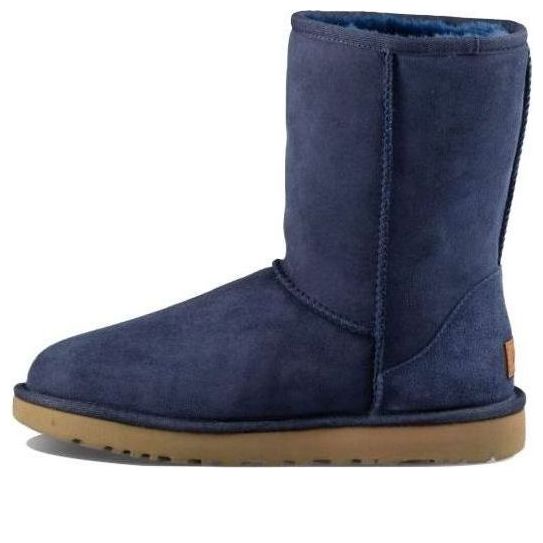 (WMNS) UGG Classic Short II Boot Fleece Lined Navy Blue 1016223-NAVY