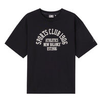 New Balance Athletics Sport Tee Asia Sizing 'Black White' 5ED38451-BK