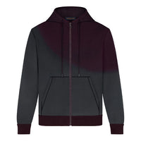 LOUIS VUITTON LV Shadow Zip-Up Hooded Jacket For Men Grey 1A8A5