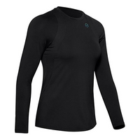 (WMNS) Under Armour Rush Training Sports Long Sleeves Black 1355582-001
