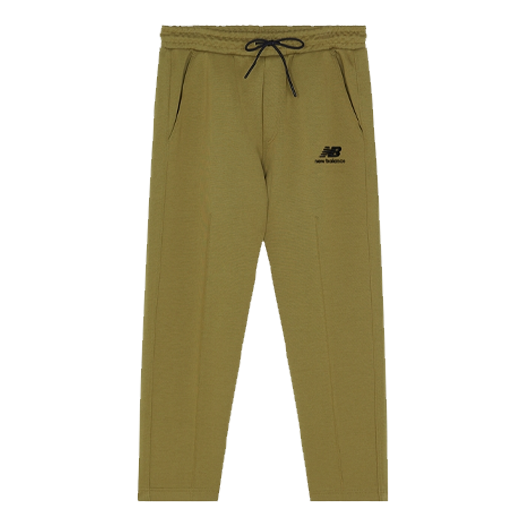 New Balance Logo Cotton Pants Asia Sizing 'Military Green' AMP13390-OV