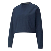 (WMNS) PUMA Cloudspun Crew Neck Training Sweatshirt 'Navy' 520948-01
