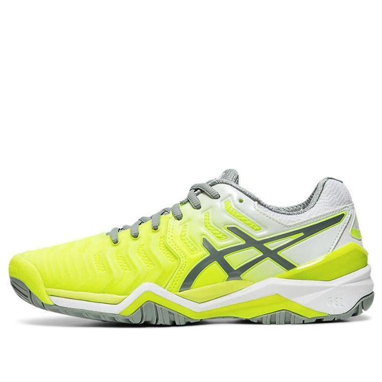 (WMNS) ASICS Gel Resolution 7 'Safety Yellow Stone Grey' E751Y-750