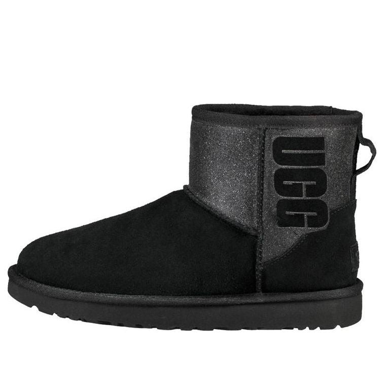 (WMNS) UGG Classic Mini sparkle 1098452-BLK
