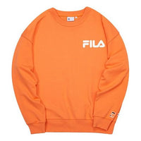 FILA FUSION Alphabet Logo Printing Sports Round Neck Pullover Unisex T11U038205F-OR