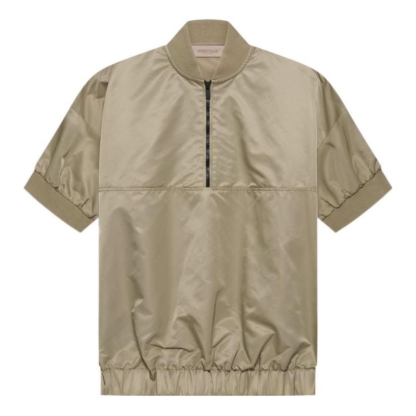 Fear of God Essentials SS22 Half Zip Pullover Oak FOG-SS22-089