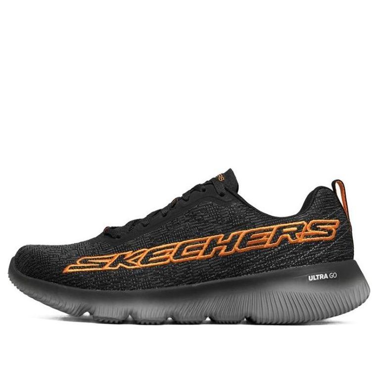 Skechers Go Run Focus Black/Orange/Grey 661040-BKOR