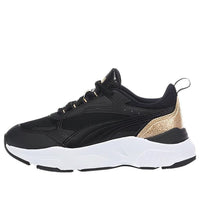 (WMNS) PUMA Cassia 'Distressed - Black Team Gold' 387645-01