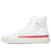 (WMNS) FILA Strada High-Top Canvas Shoe White/Red F12W034412FWT