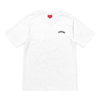 Supreme SS18 Mesh Arc Logo Tee White Logo Tee 'White Black' SUP-SS18-139