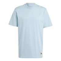 adidas Lounge Tee Asia Sizing 'Wonder Blue' IM0483