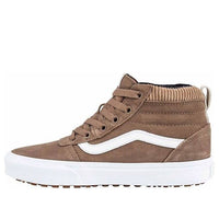 Vans Ward Hi Mte Cozy Breathable Casual Skateboarding Shoes Brown VN0A3JF501G