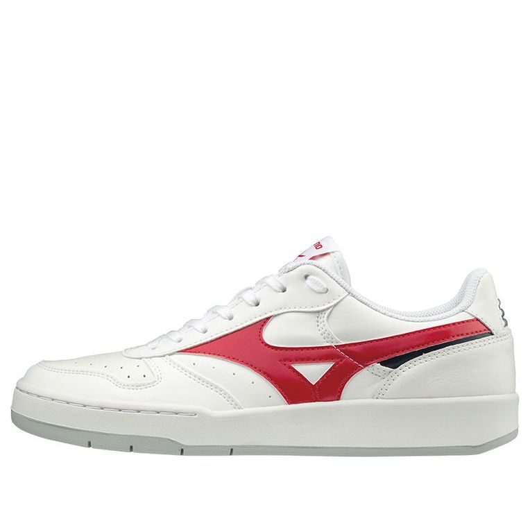 Mizuno City Wind Low Tops Skateboarding Shoes Unisex White Red D1GA191762