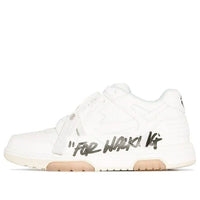 (WMNS) Off-White Out of Office For Walking Sneaker 'White Black' OWIA259C99LEA0020110