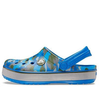 (GS) Crocs Crocband Camo Reflect Band Clogs 'Blue Grey' 205818-4JL